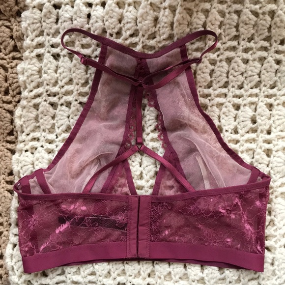 Like new Victoria’s Secret Very Sexy plum laced corset bra bralette - Picture 2 of 4